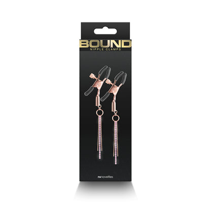 Bound D3 Nipple Clamps - Rose Gold - Thorn & Feather