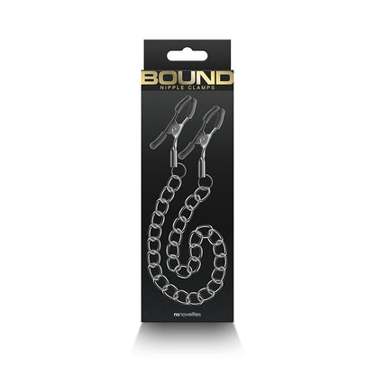 Bound DC2 Nipple Clamps - Gunmetal - Thorn & Feather