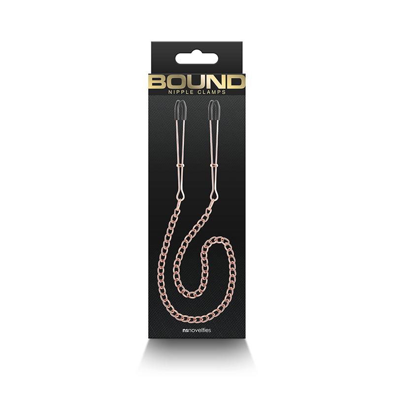 Bound DC3 Nipple Clamps - Rose Gold - Thorn & Feather