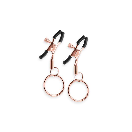 Bound C2 Nipple Clamps - Rose Gold - Thorn & Feather