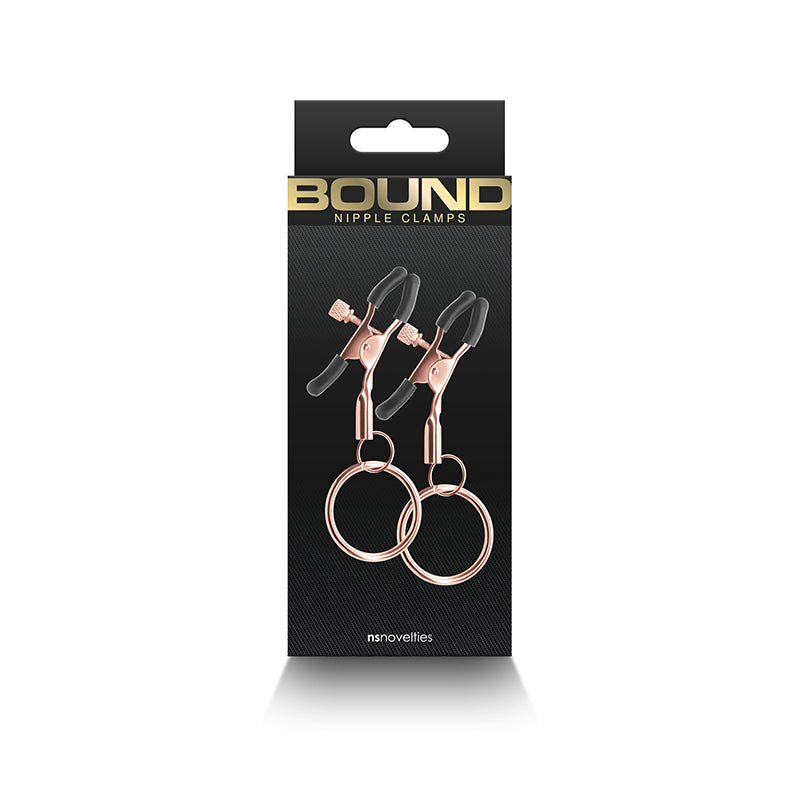 Bound C2 Nipple Clamps - Rose Gold - Thorn & Feather