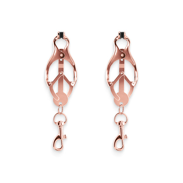 Bound C3 Nipple Clamps - Rose Gold - Thorn & Feather