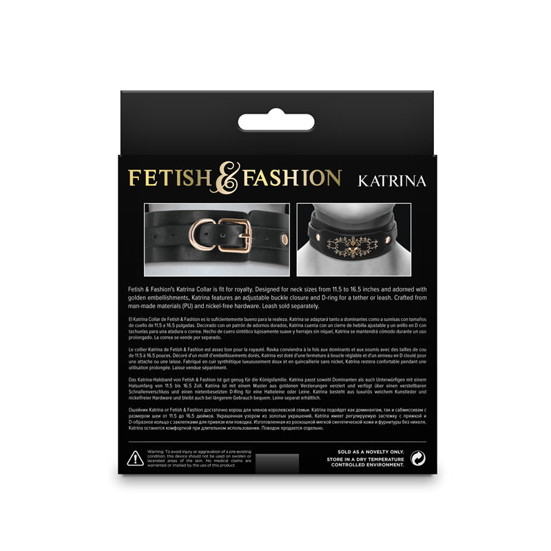 Fetish & Fashion Katrina Collar - Black