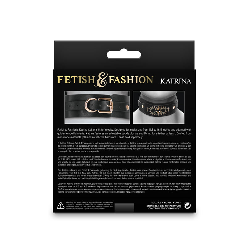 Collier Katrina Fetish &amp; Fashion - Noir