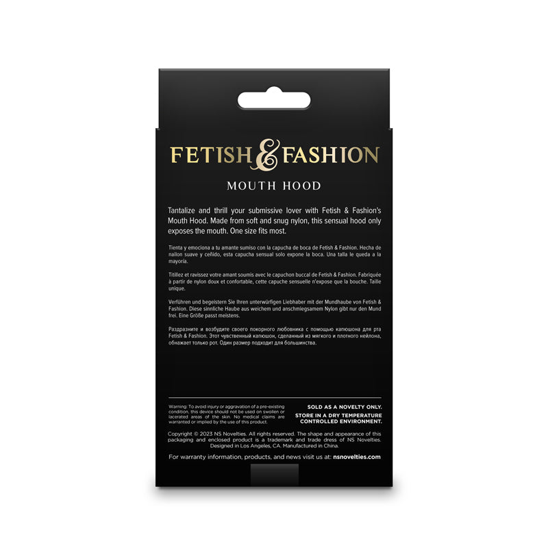 Fetish & Fashion Mouth Hood