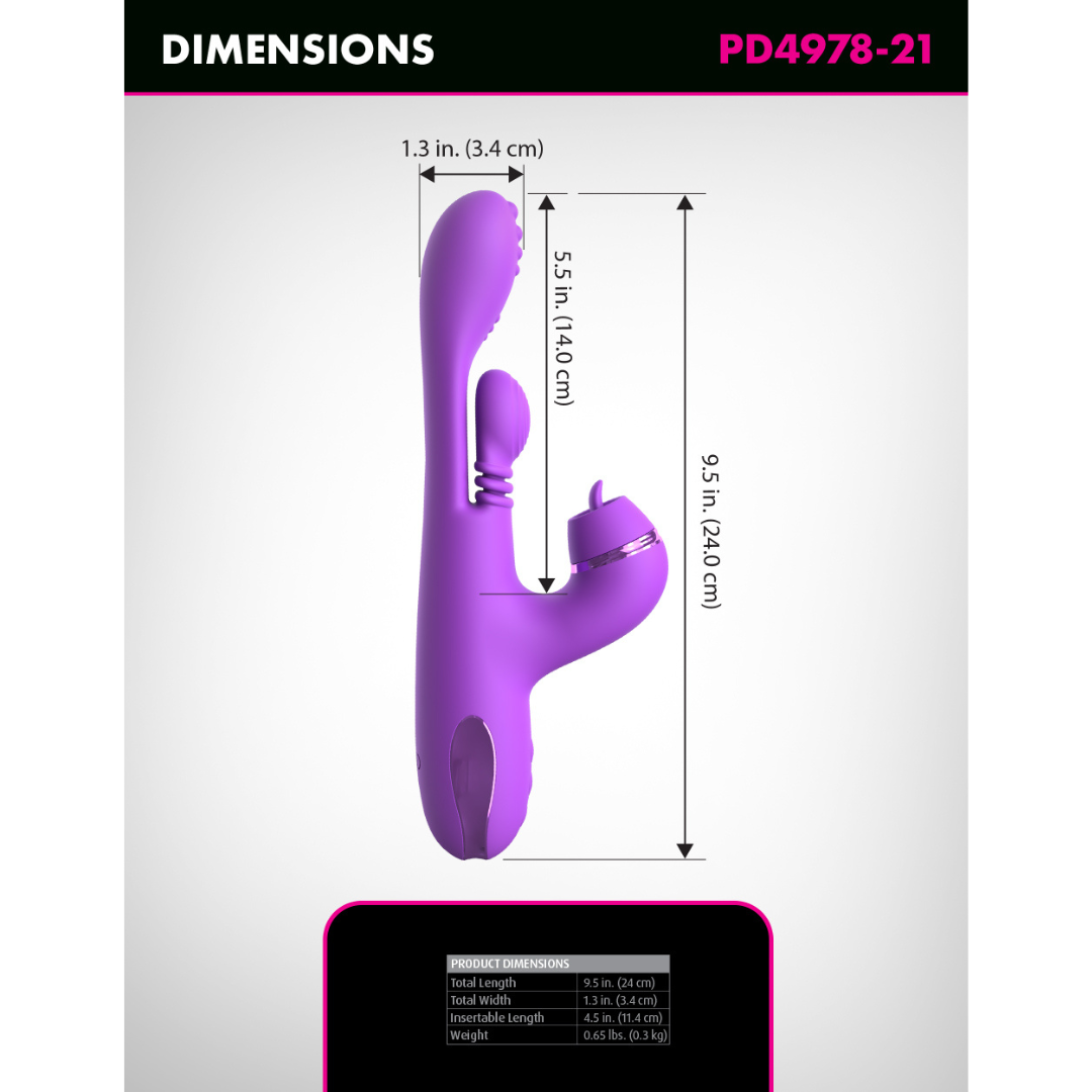 Fantasy For Her IntiMotion Pulse Pro Rabbit Vibrator