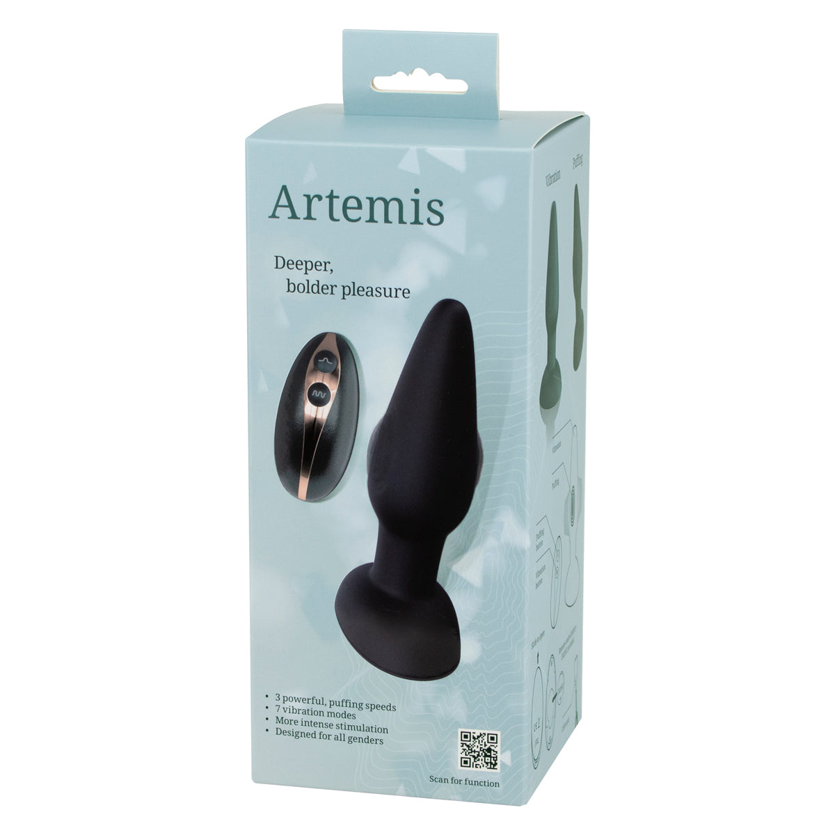 Artemis Rechargeable Silicone Butt Plug