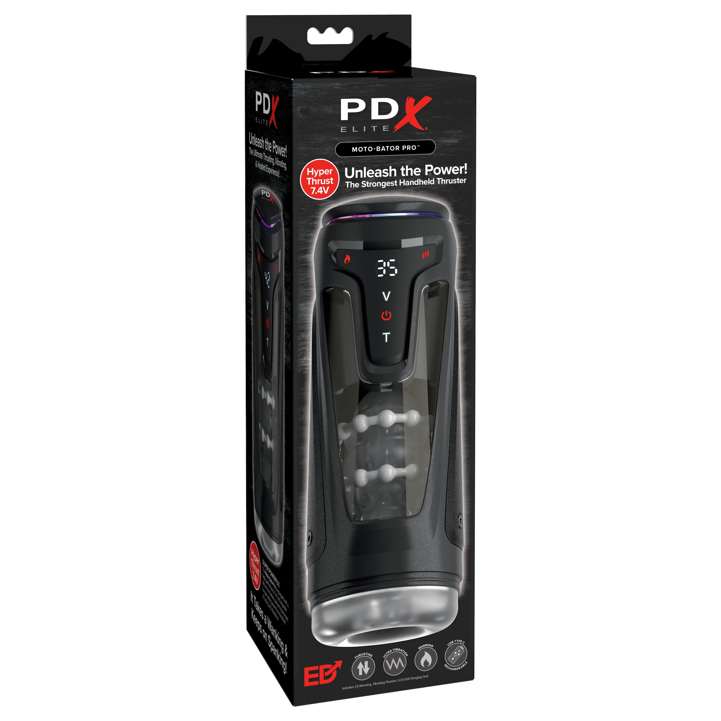 PDX Elite Moto-Bator Pro Thrusting Stroker