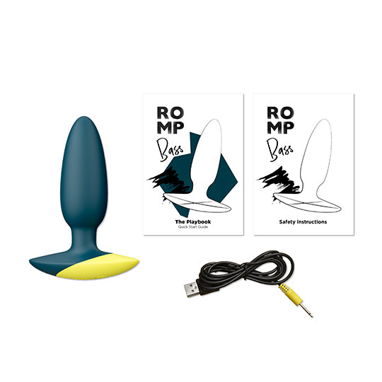 ROMP Bass Vibrating Anal Plug - Thorn & Feather