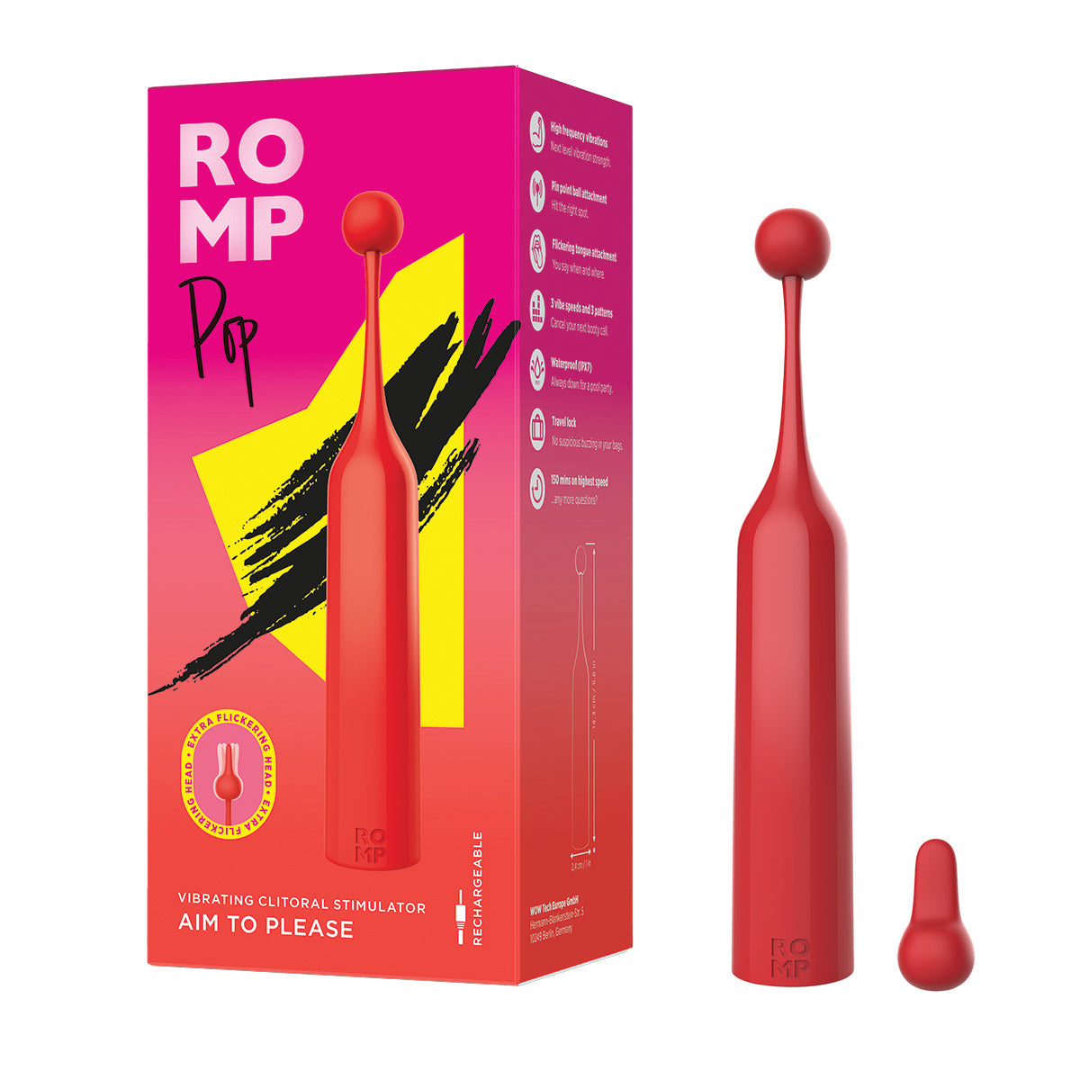 Masseur Romp Flip Wand - Bleu 