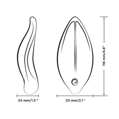 ROMP Wave Clitoral Vibrator - Green - Thorn & Feather