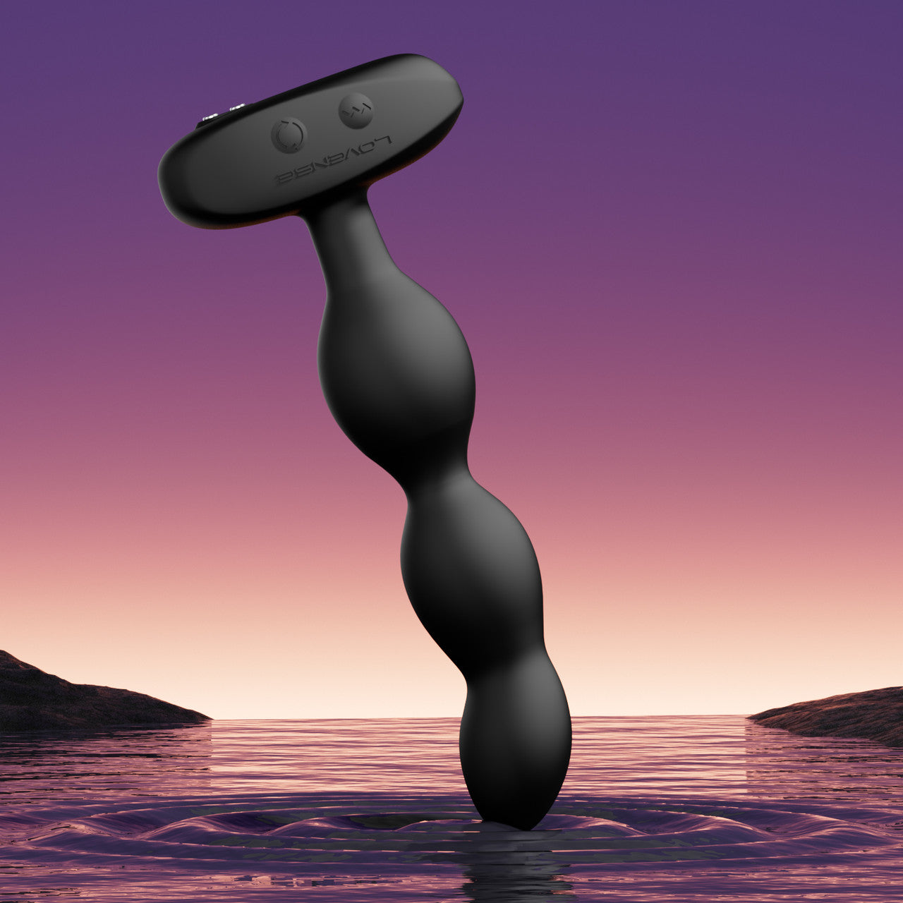 Perles anales vibrantes et rotatives Lovense Ridge