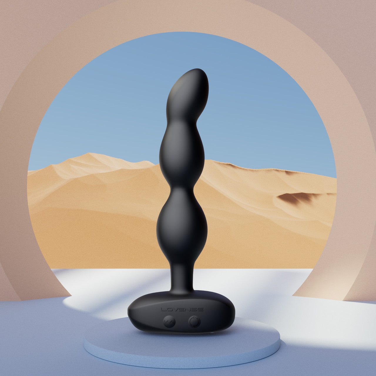 Perles anales vibrantes et rotatives Lovense Ridge