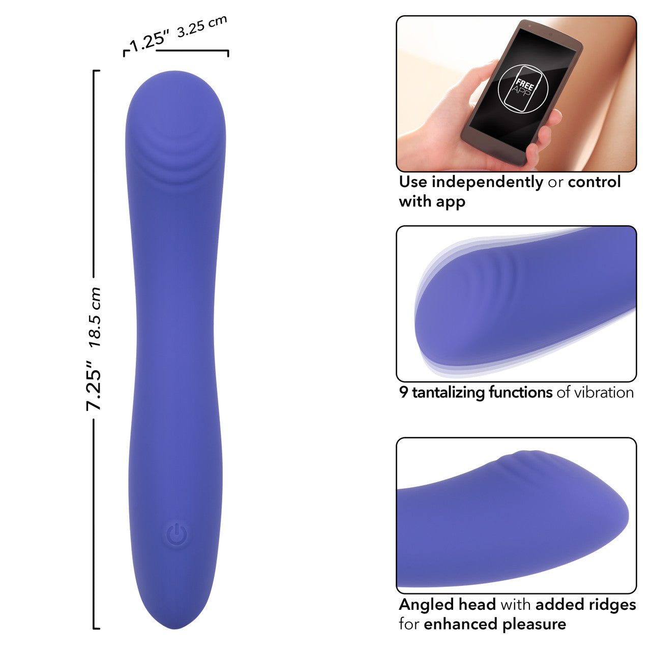 Connect App Controlled Contoured "G" Vibrator