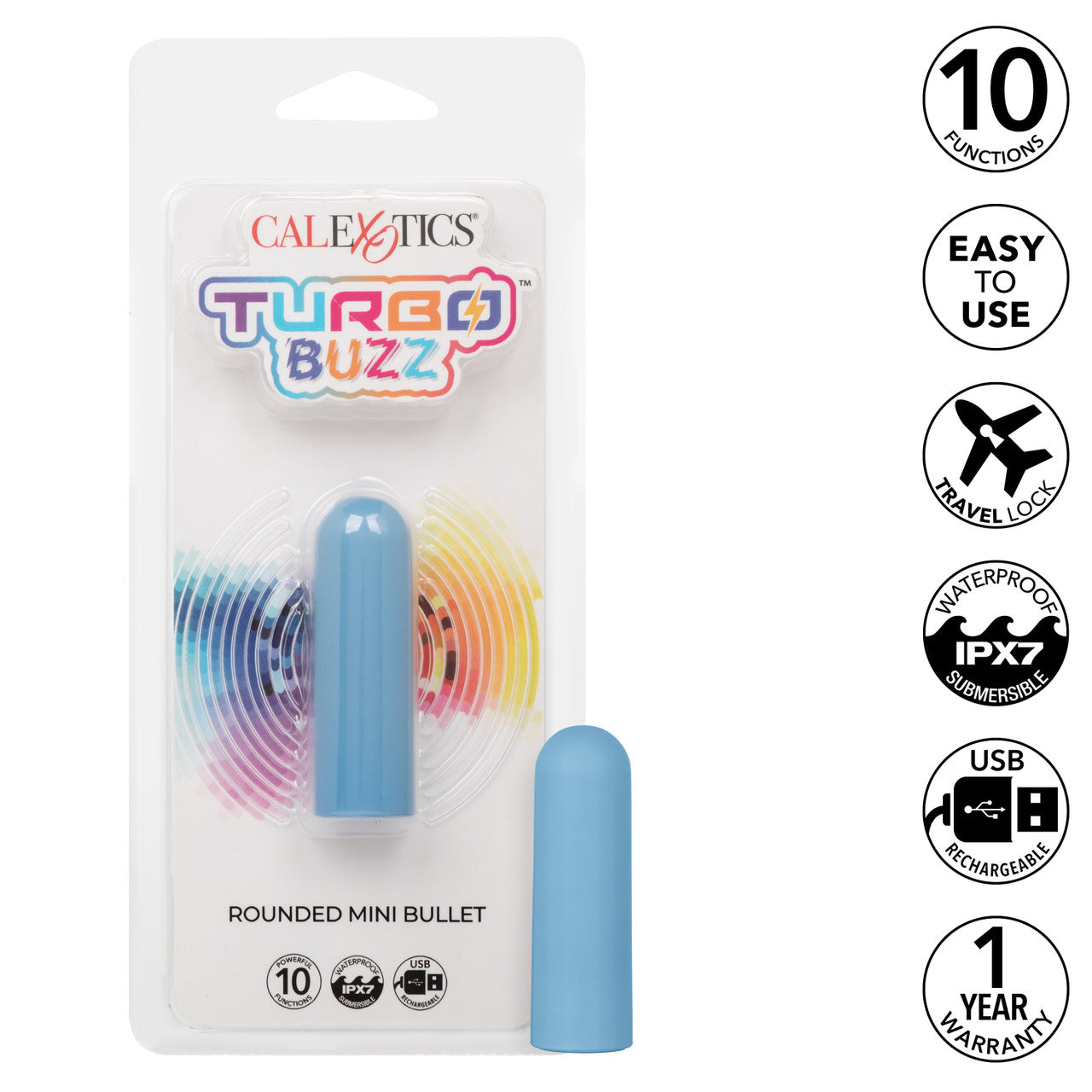 Turbo Buzz Rounded Mini Bullet