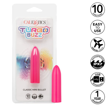 Turbo Buzz Classic Mini Bullet - Pink
