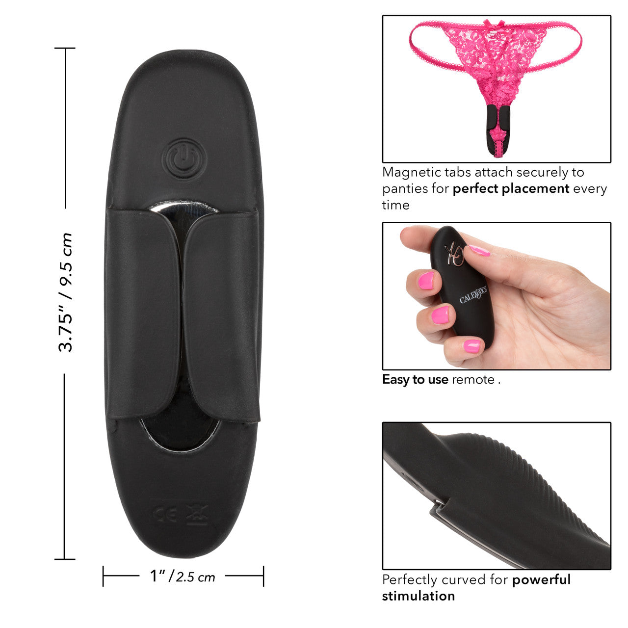 Lock-N-Play Remote Petite Panty Teaser - Thorn & Feather