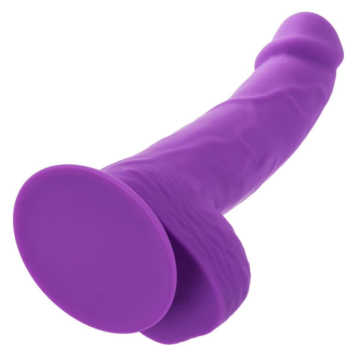 Gode ​​réaliste à clous en silicone - 6"/15,25 cm, Ivoire