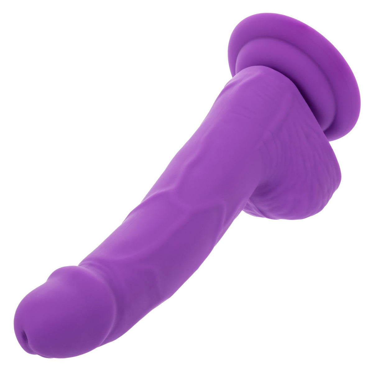 Gode ​​réaliste à clous en silicone - 6"/15,25 cm, Ivoire