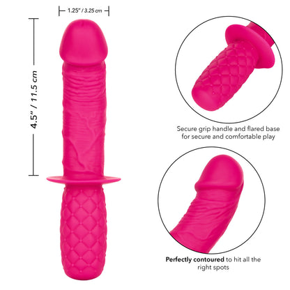 Silicone Grip Thruster - Pink - Thorn & Feather