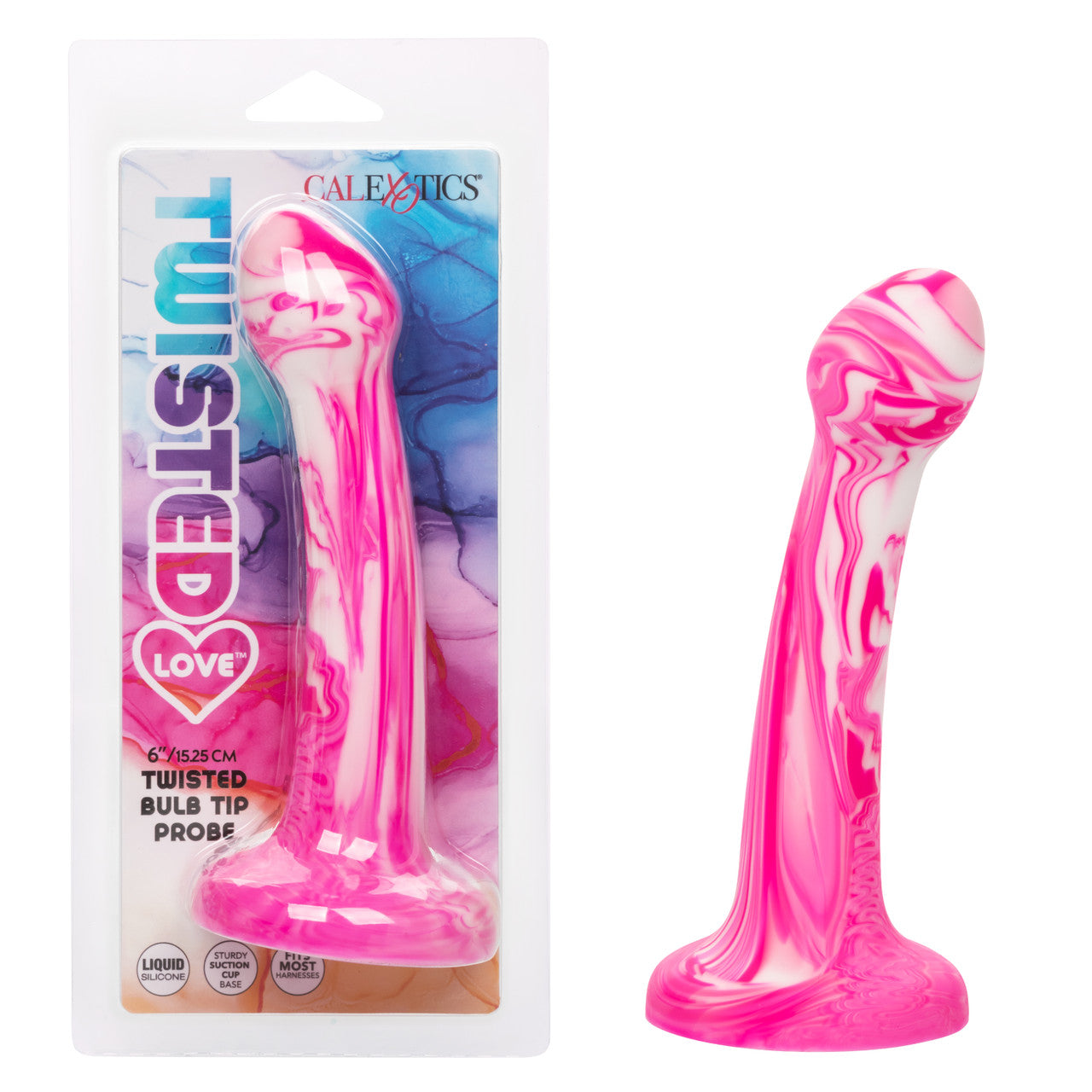 Twisted Love Twisted Bulb Tip Probe - Pink