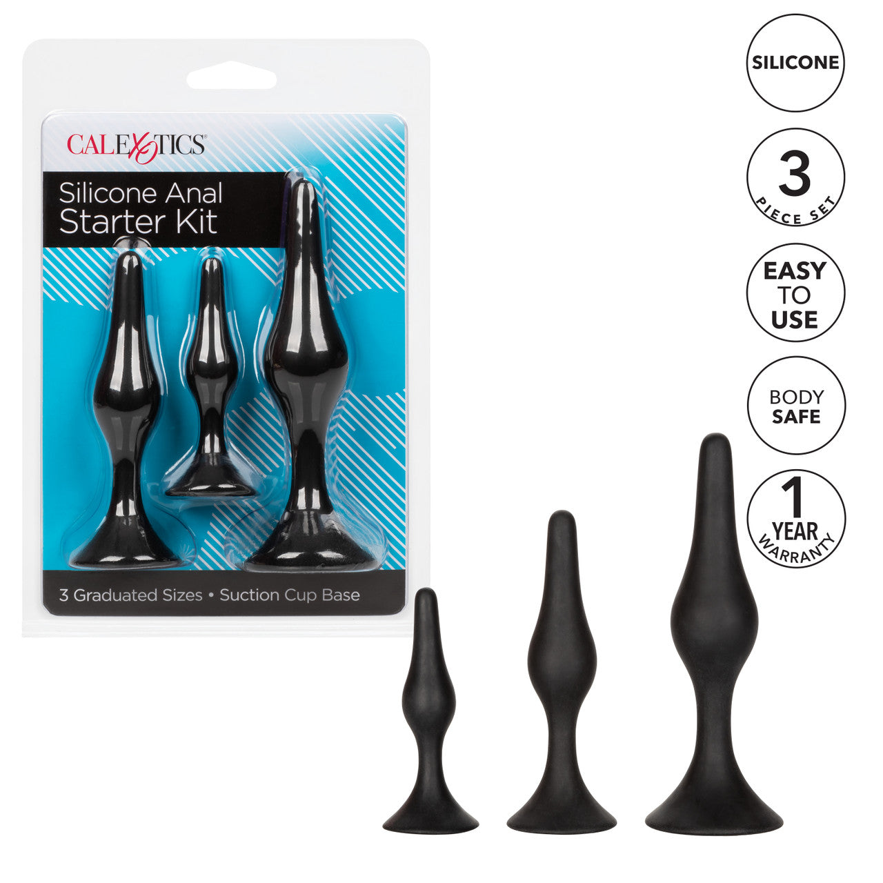 Silicone Anal Starter Kit - Thorn & Feather