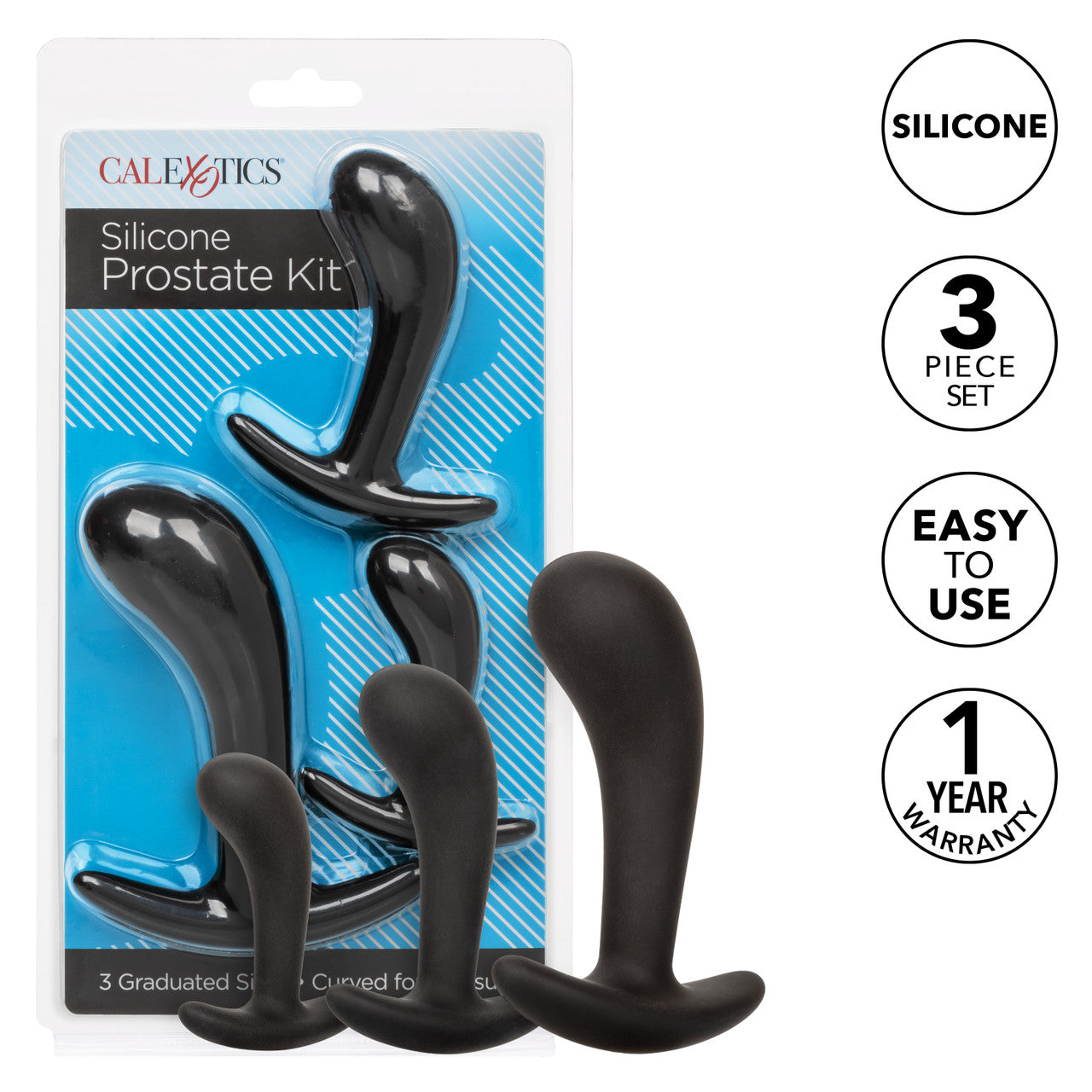 Kit de prostate anale en silicone CalExotics