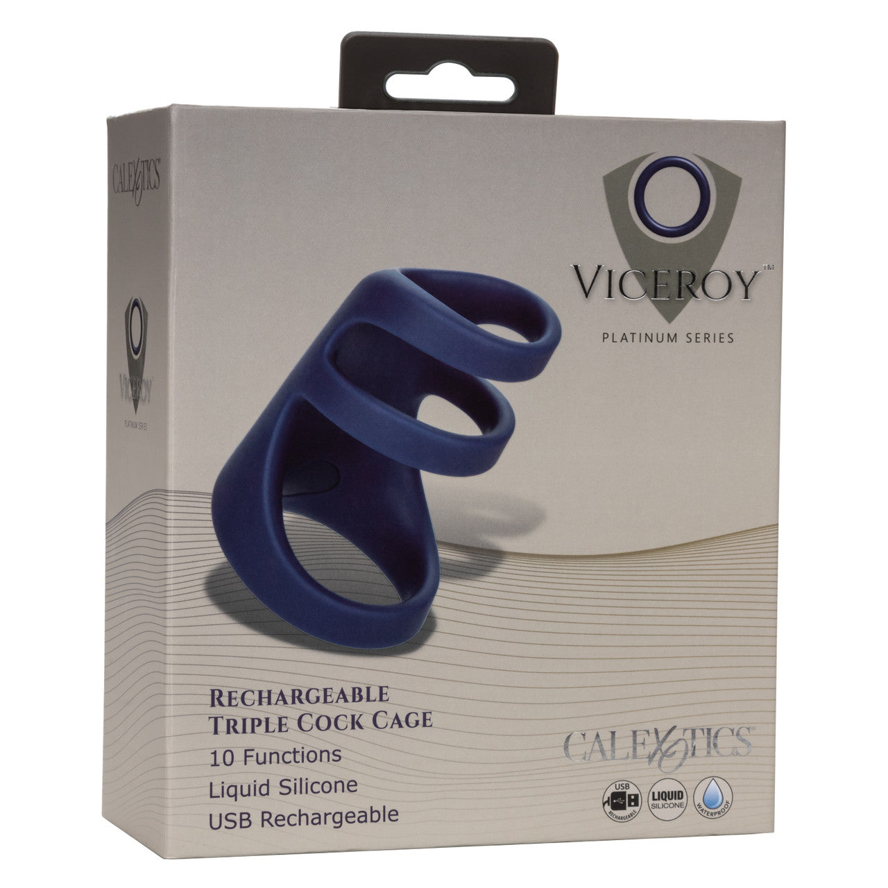 Cage à pénis triple rechargeable Viceroy 