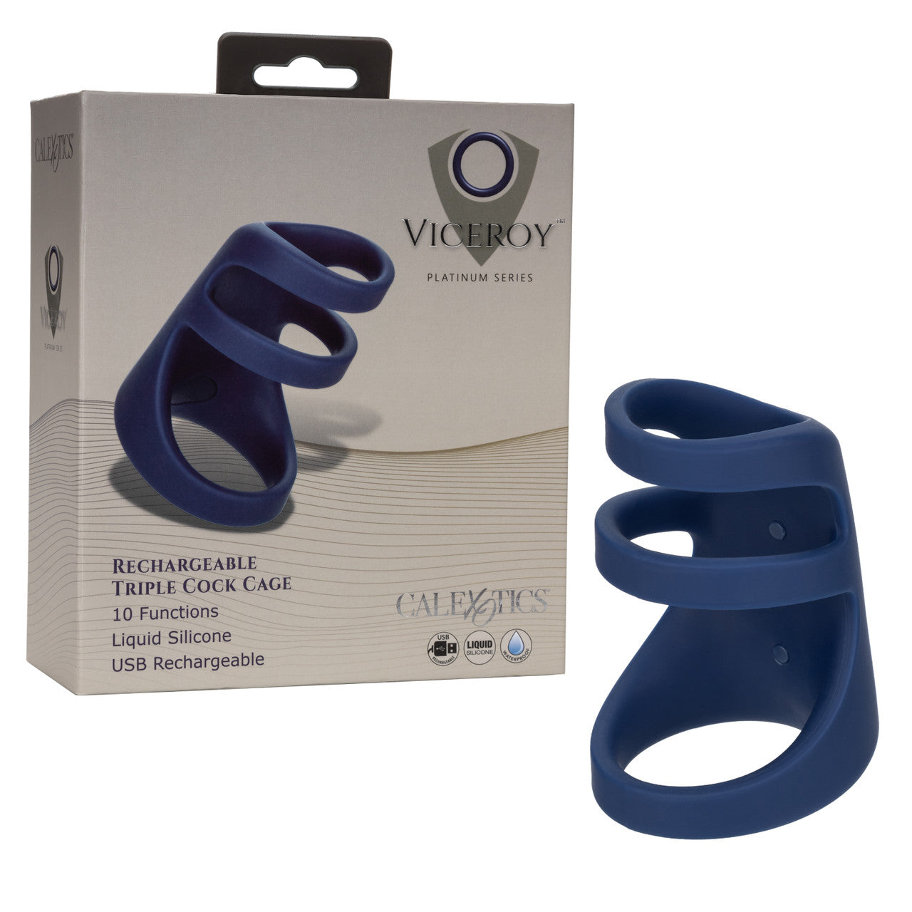 Cage à pénis triple rechargeable Viceroy - Cleance