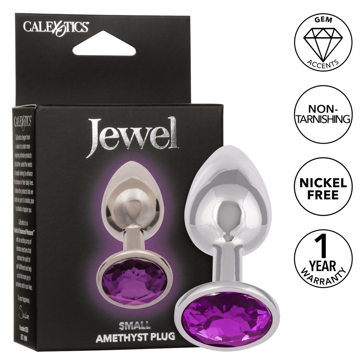 Bijou Petit Plug Améthyste