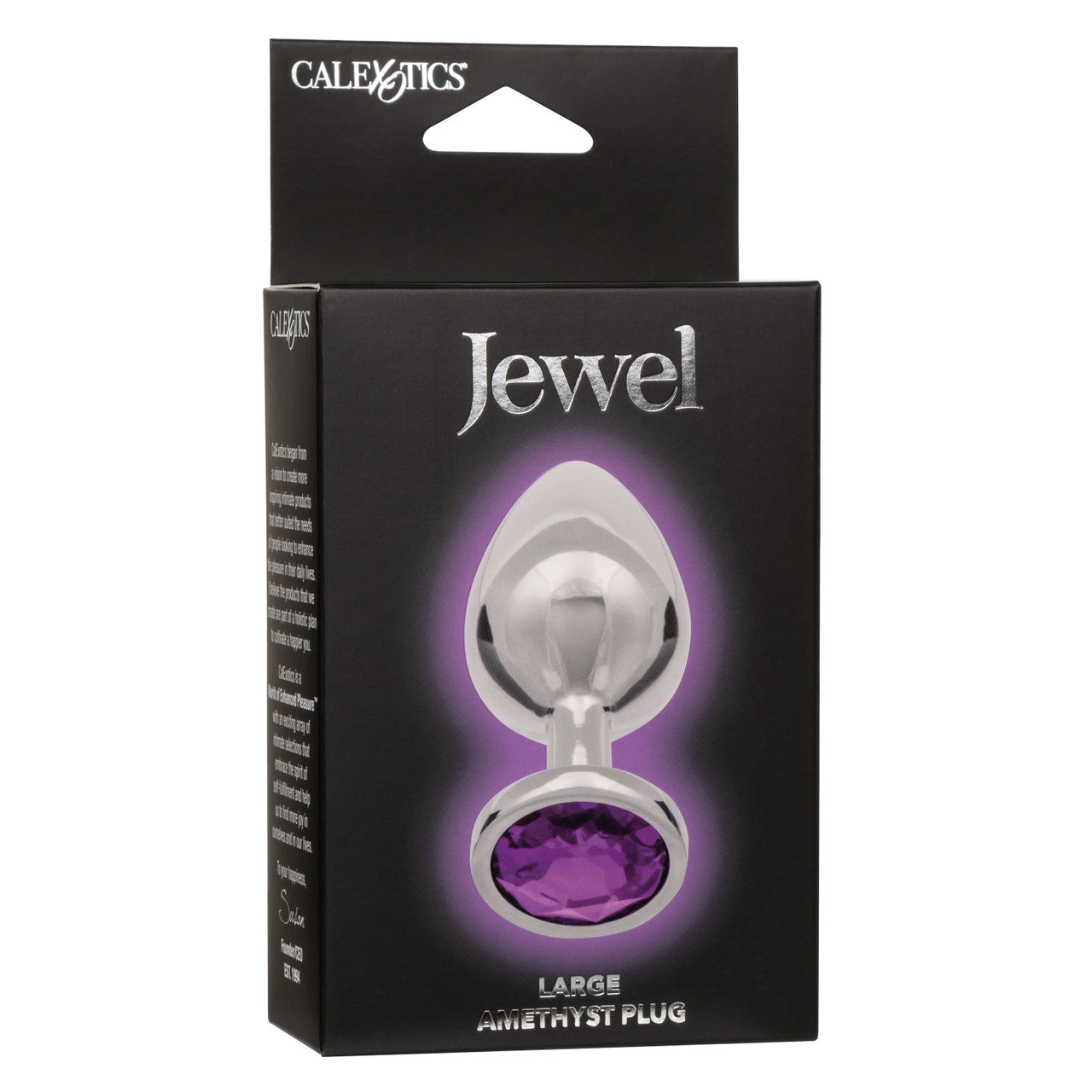 Jewel Large Amethyst Plug