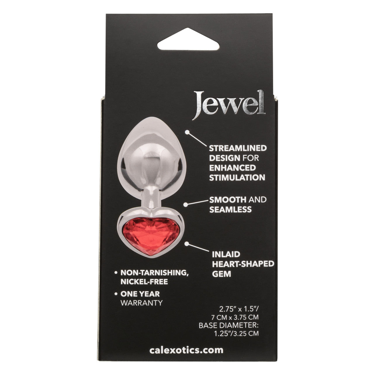 Jewel Grand Plug Coeur Rubis