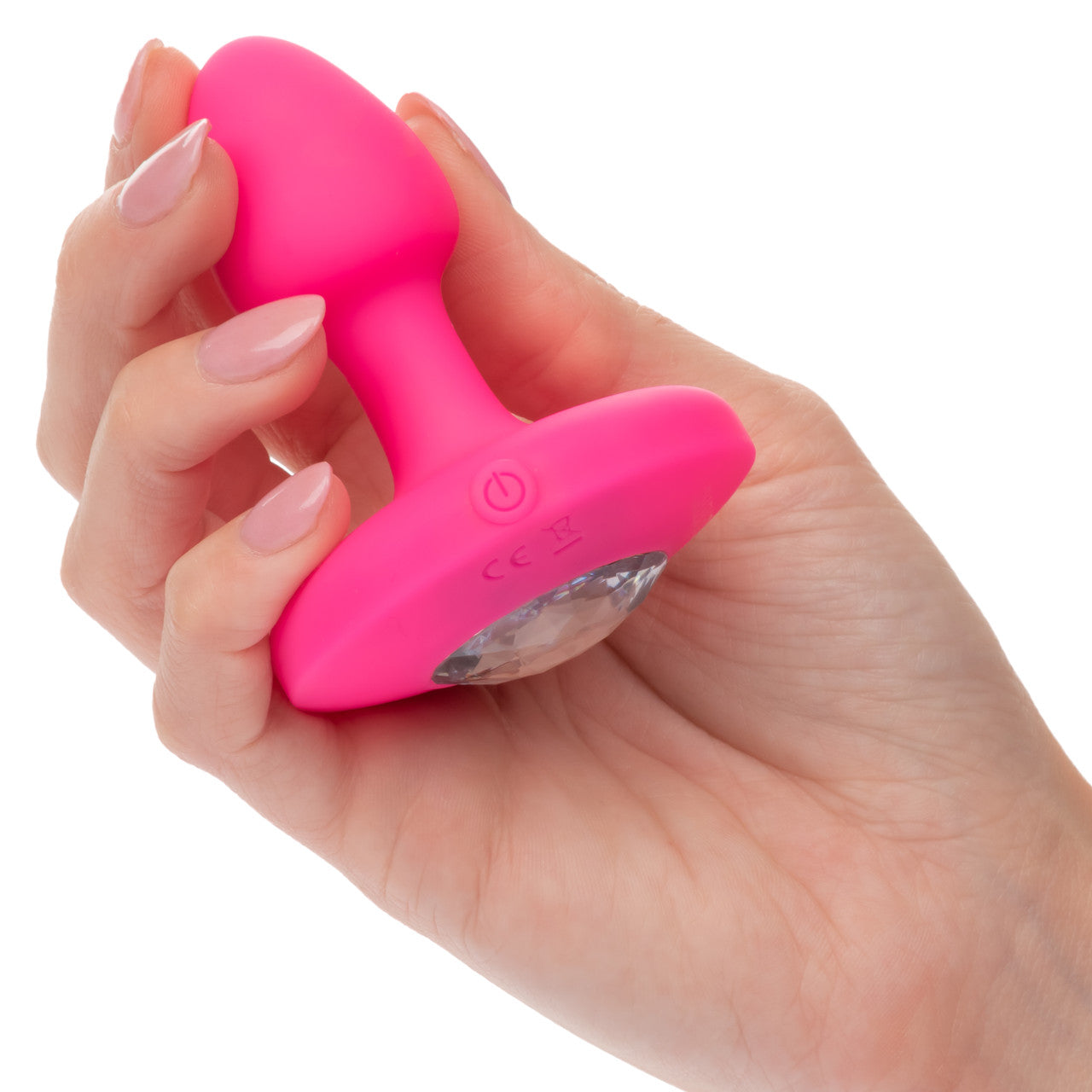 Cheeky Gems Small Rechargeable Vibrating Probe - Pink - Thorn & Feather