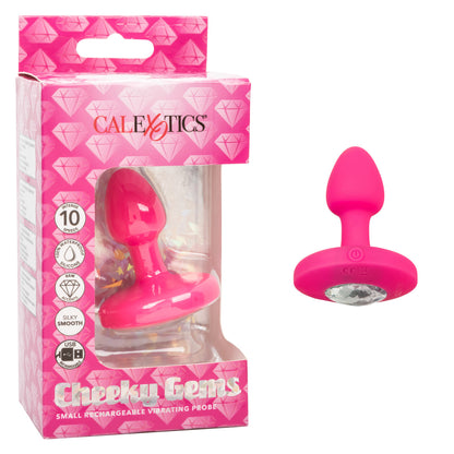 Cheeky Gems Small Rechargeable Vibrating Probe - Pink - Thorn & Feather