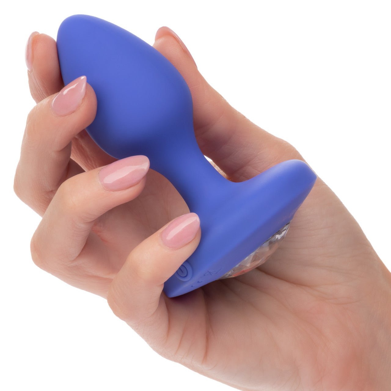 Cheeky Gems Medium Rechargeable Vibrating Probe - Blue - Thorn & Feather