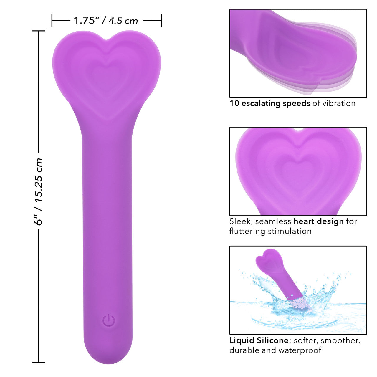 Vibromasseur Bliss en silicone liquide pour amoureux 