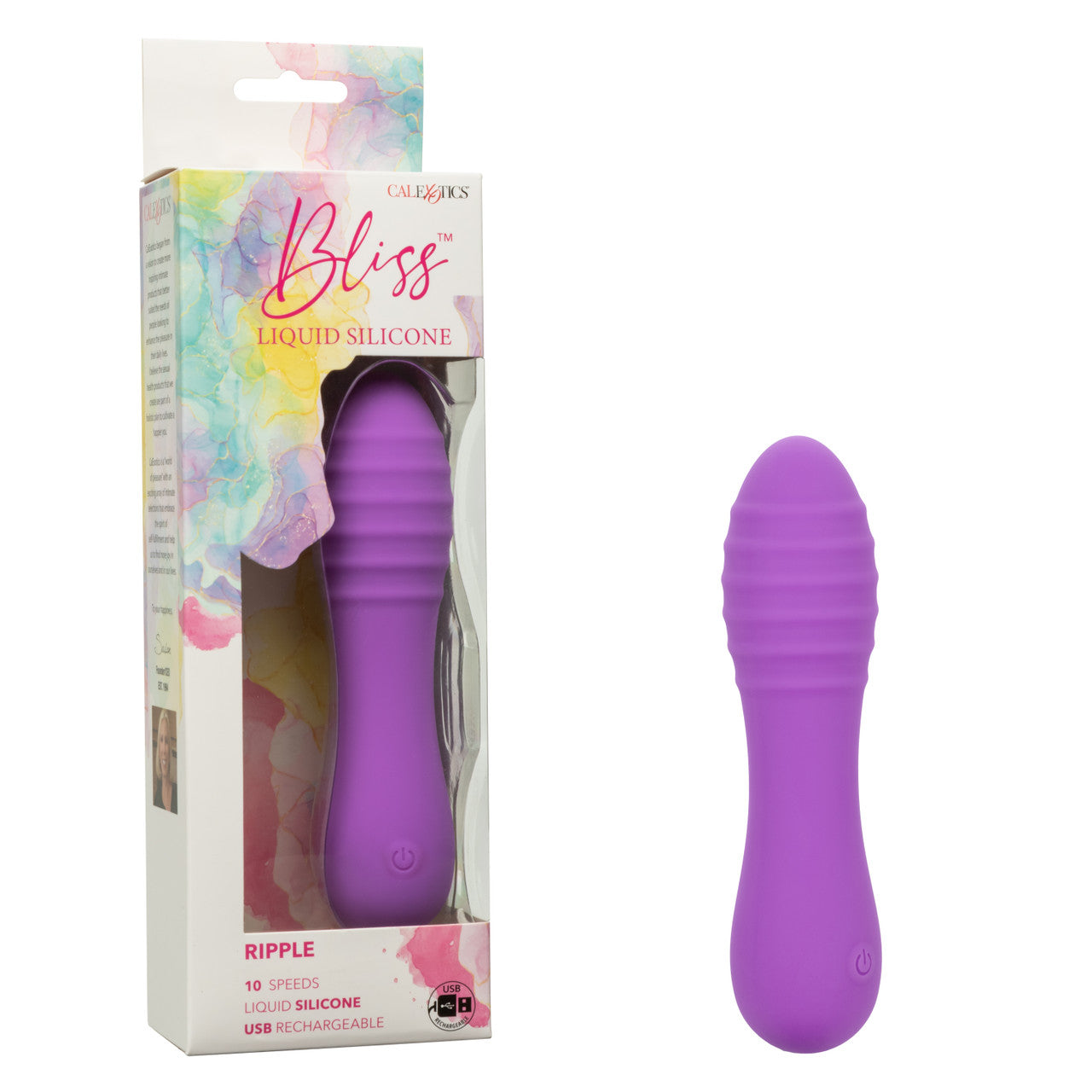 Mini baguette magique ondulée en silicone liquide Bliss 