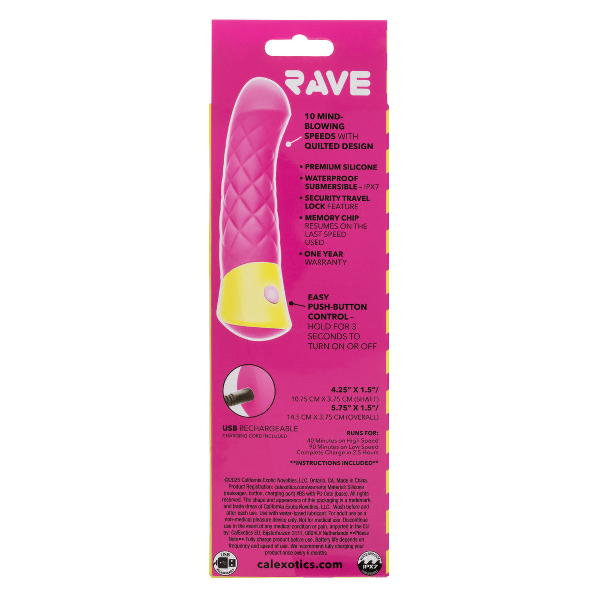 Rave Quilted G Vibrator