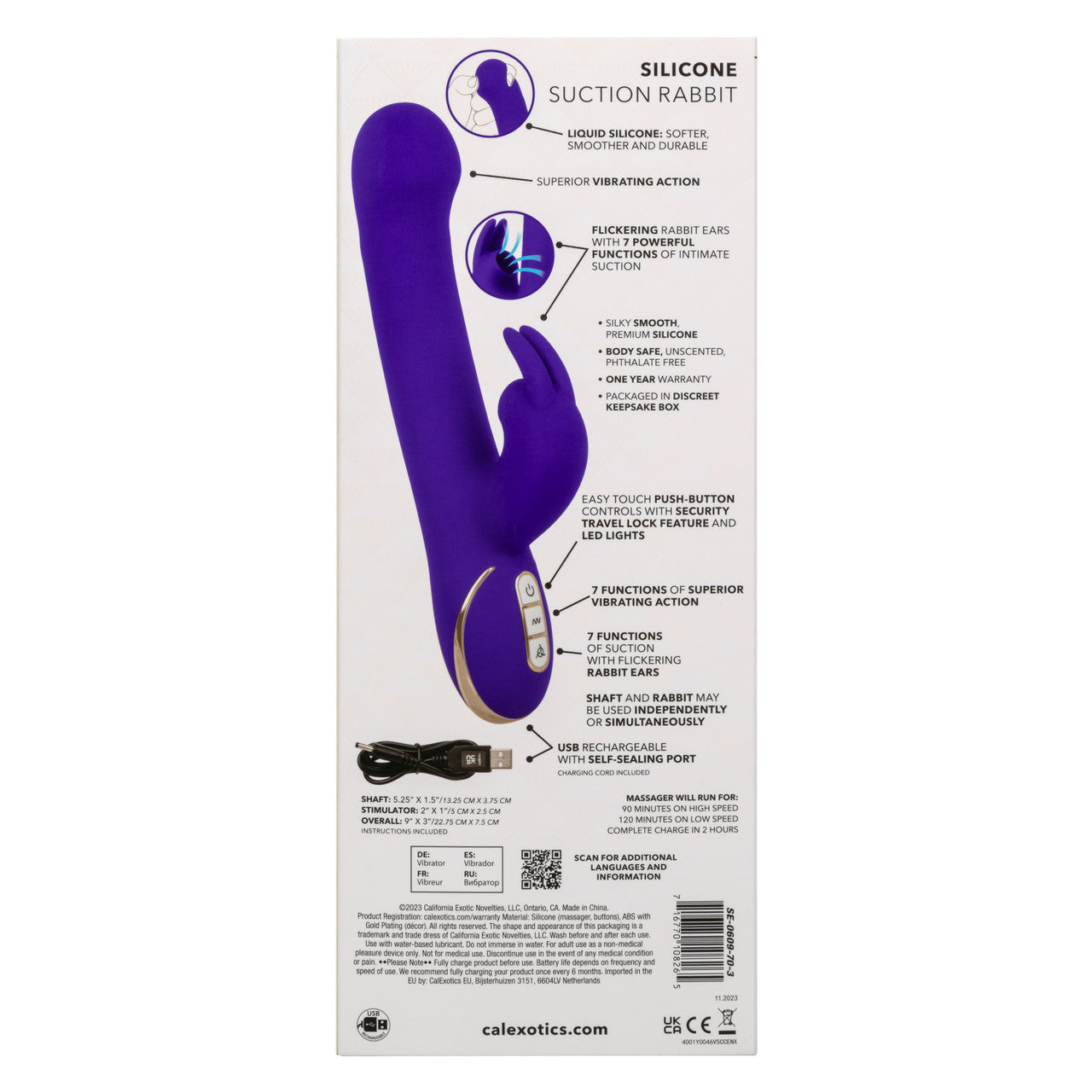 Jack Rabbit Signature Silicone Vibromasseur Lapin à Aspiration