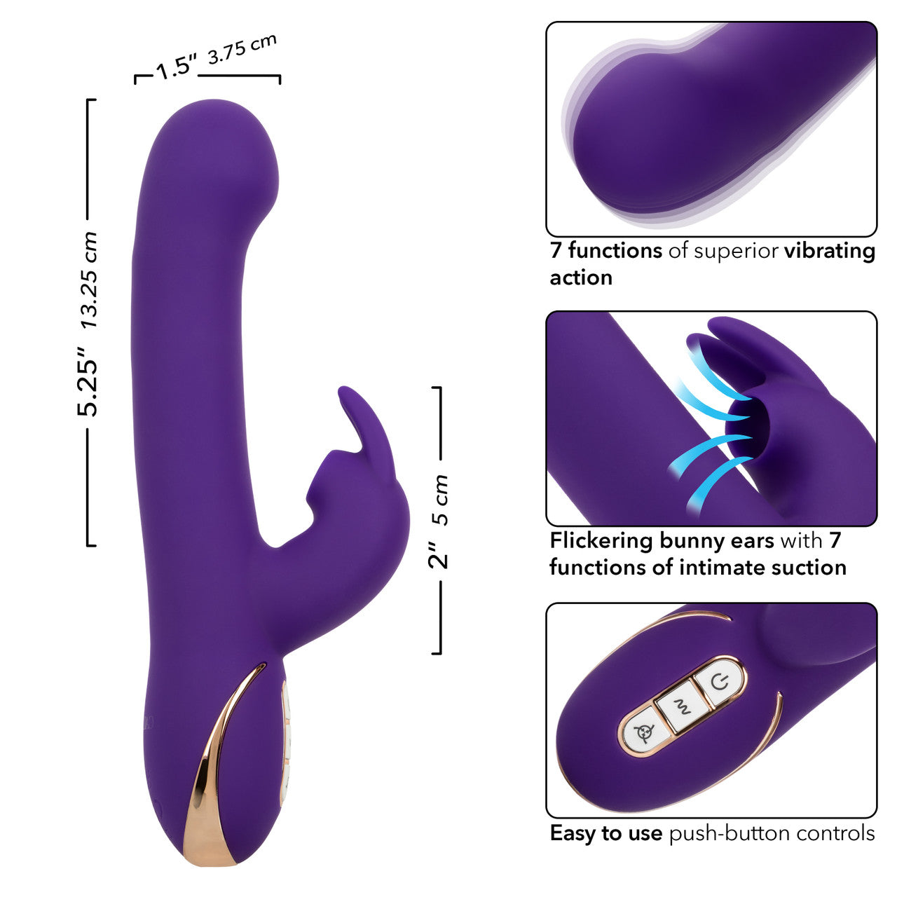 Jack Rabbit Signature Silicone Vibromasseur Lapin à Aspiration