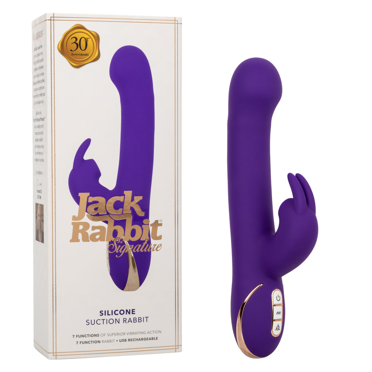 Jack Rabbit Signature Silicone Vibromasseur Lapin à Aspiration