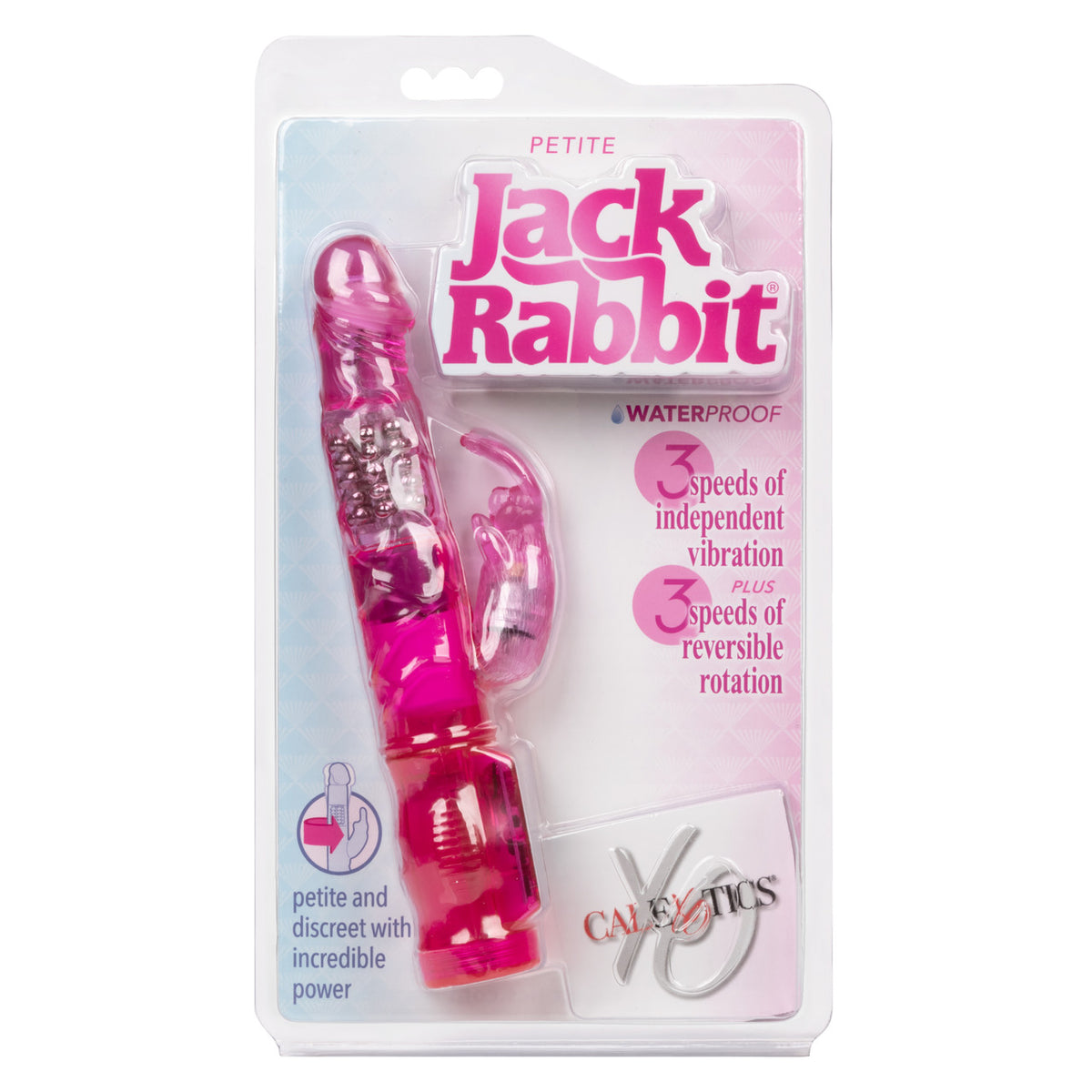 Vibromasseur Jack Rabbit Petite de CalExotics - Rose 