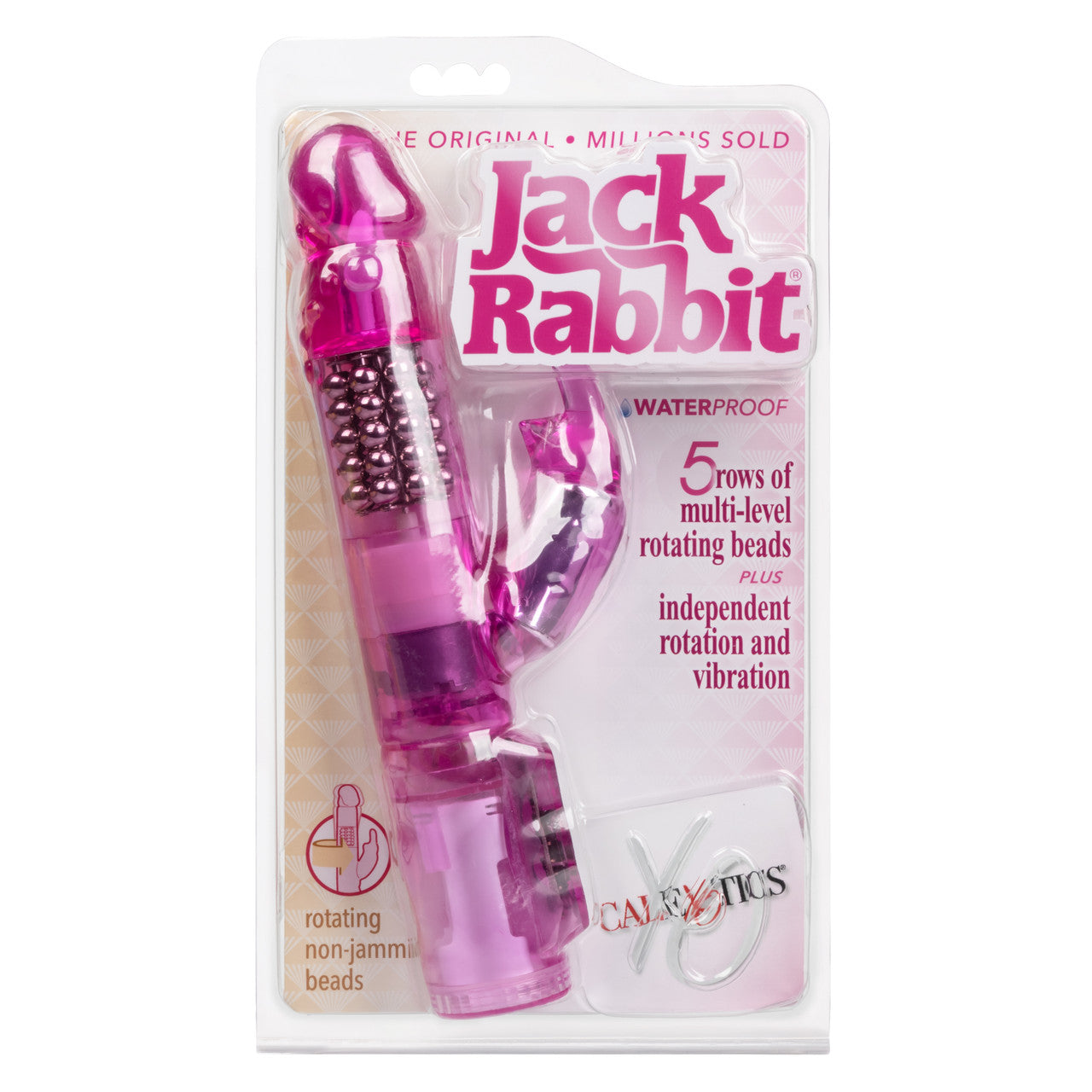 CalExotics Waterproof Jack Rabbit Vibe - Pink