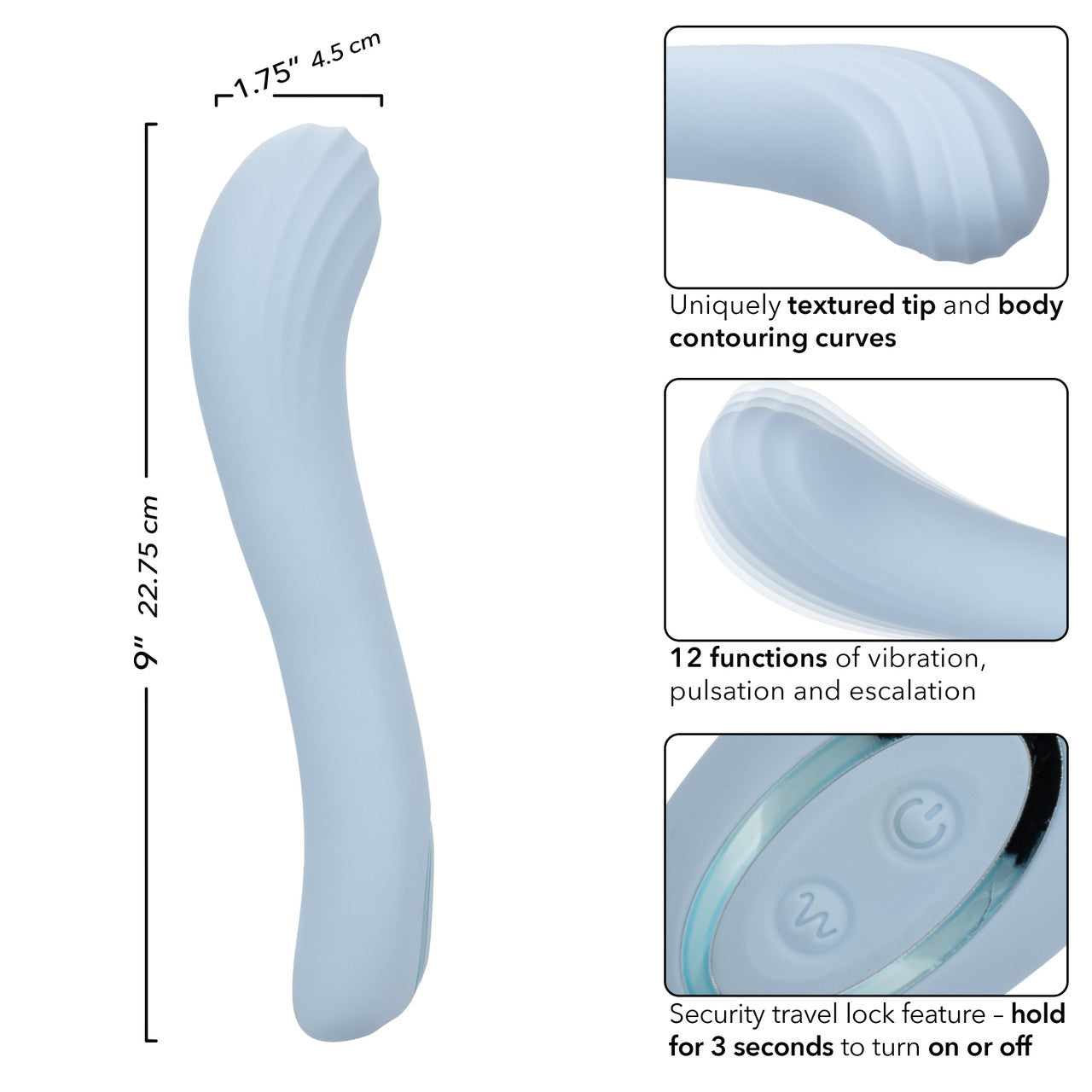 Azure Collection Contoured G Vibrator