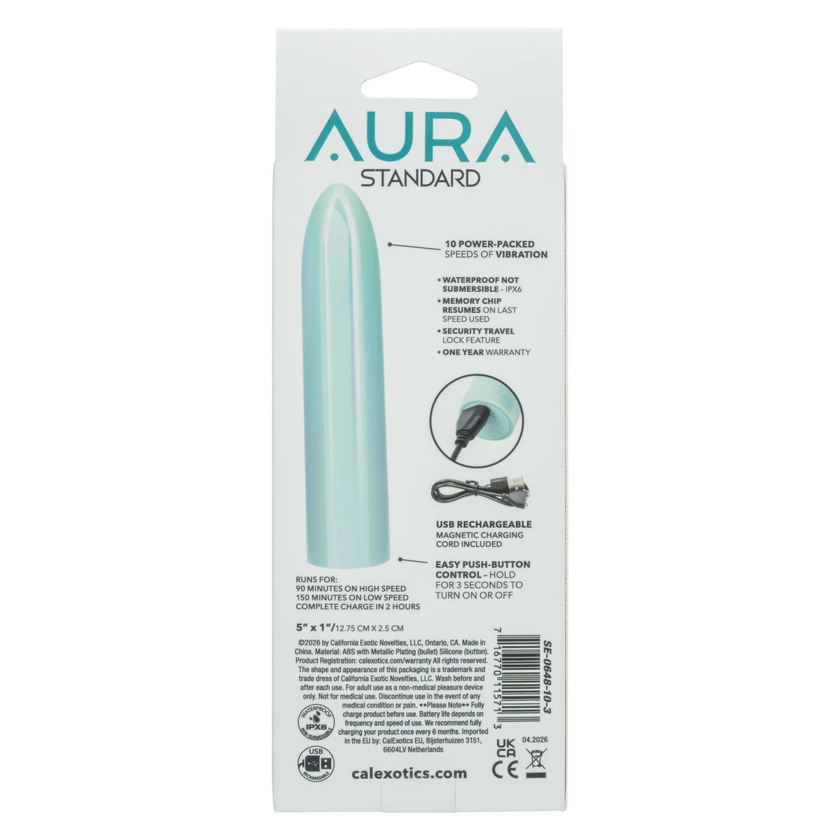 Aura Standard Rechargeable Vibrator