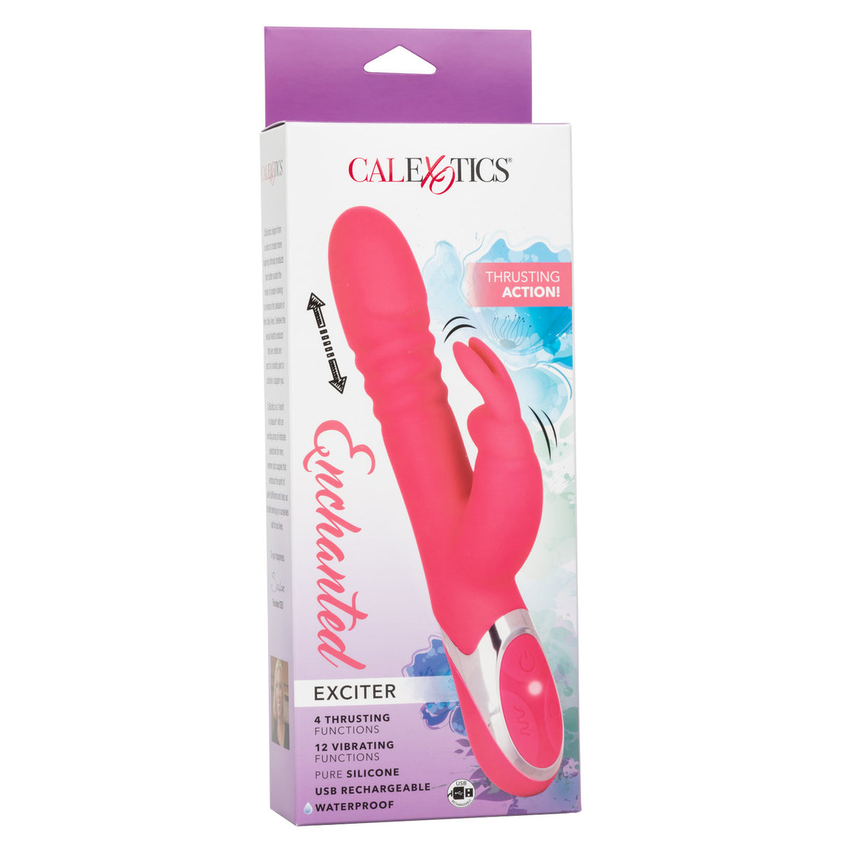 Vibromasseur à poussée en silicone Enchanted Exciter 