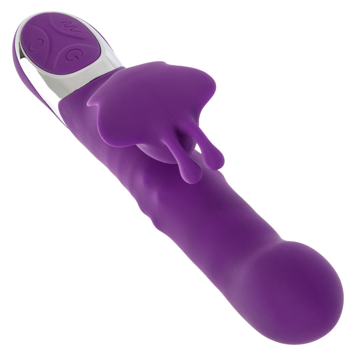 CalExotics Enchanted Flutter Vibromasseur à poussée et rotation 