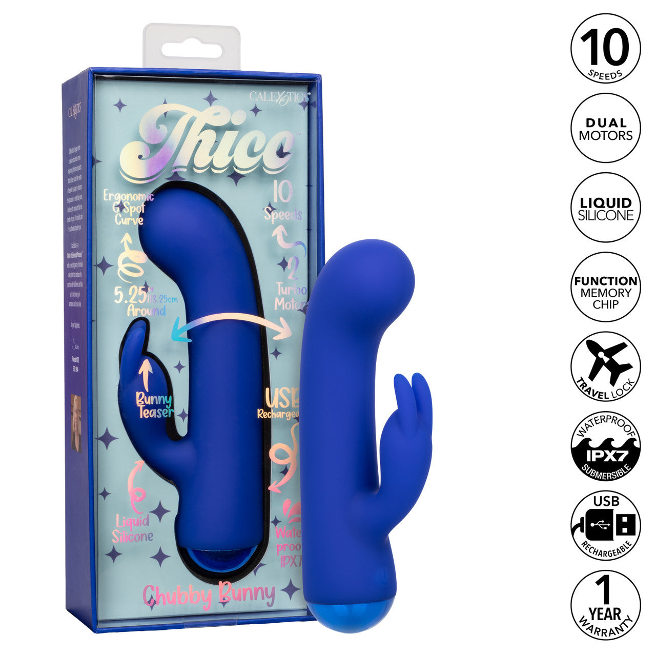 Thicc Chubby Bunny Ultra-Thick G-Spot Teaser - Thorn & Feather
