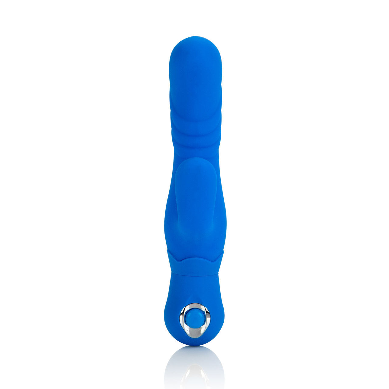 Vibromasseur point G en silicone Posh Thumper - Bleu 