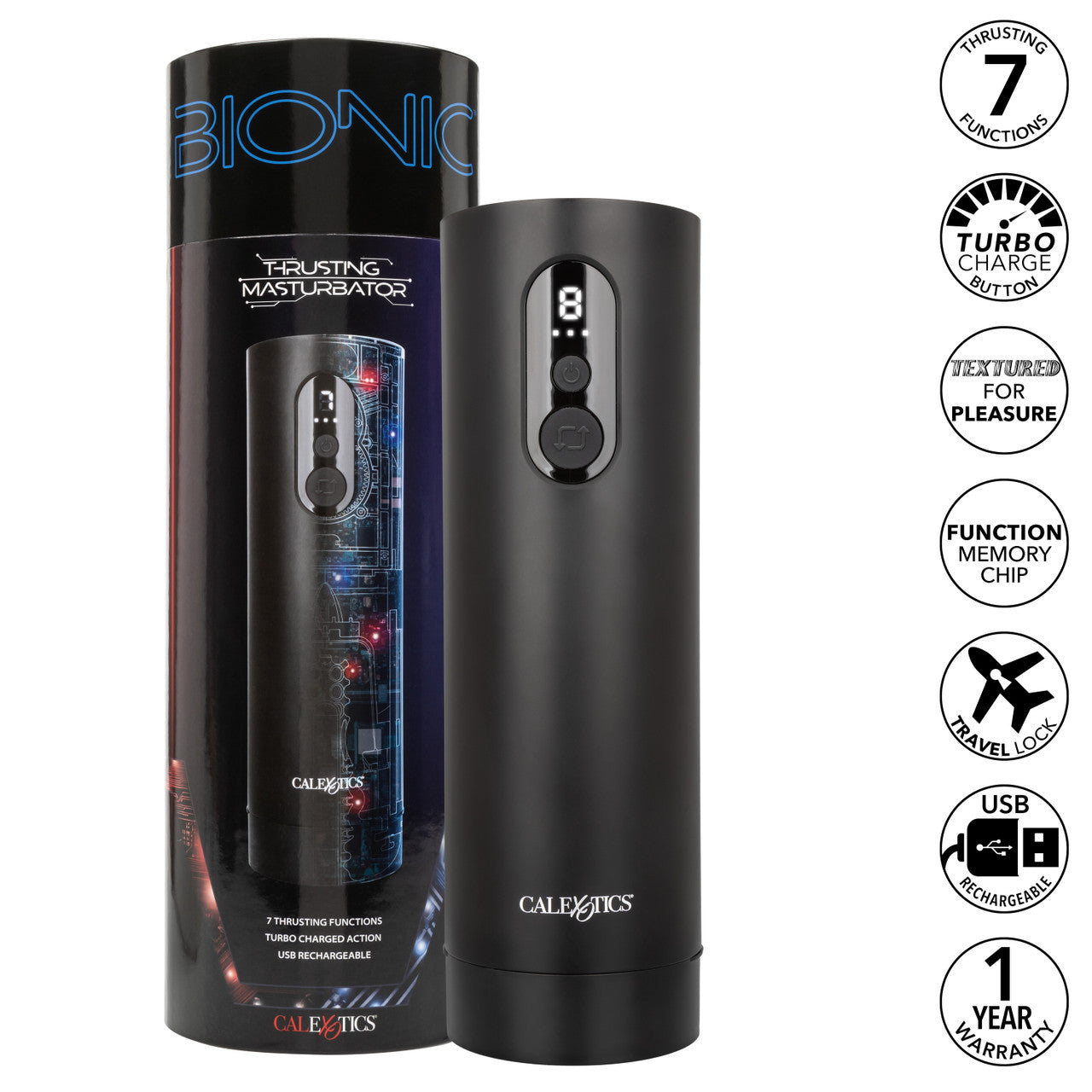 Bionic Thrusting Masturbator - Thorn & Feather